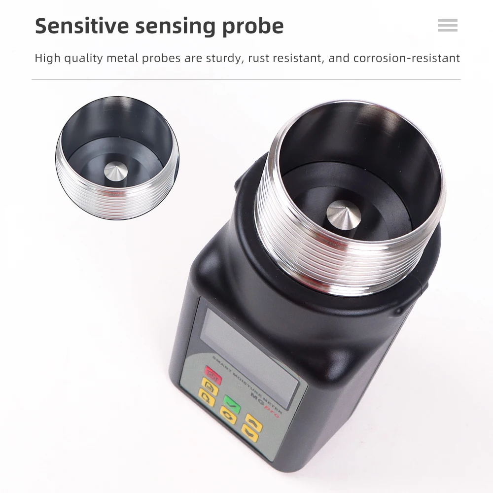 Medidor inteligente de humedad de grano, higroteador Digital LCD, arroz de café, maní, trigo, probador de contenido de humedad, Detector de humedad - imagen 4