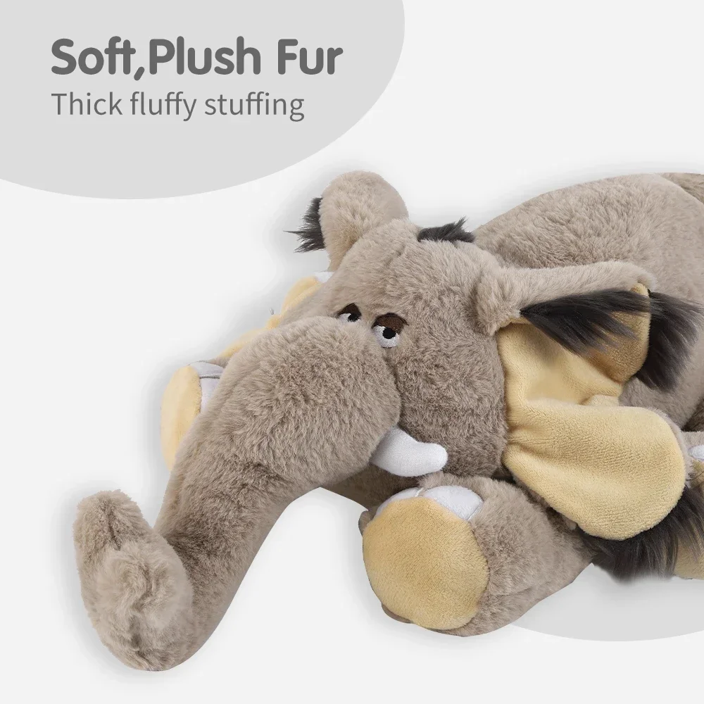 Juguete de peluche de latido de corazón de cachorro mamut para perros Alivio del estrés de las mascotas y ayuda calmante, juguete de latido del corazón para el Alivio del perro - imagen 5