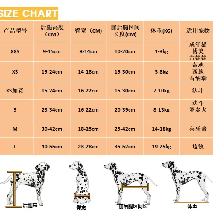 Mascotas Ciclomotor para discapacitados, coche asistido paralizado para mascotas, gato, perro, Hindlimb, silla de dos ruedas - imagen 5