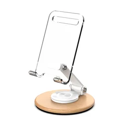 Soporte para tablet y teléfono con giro 360 grados - Escritorio