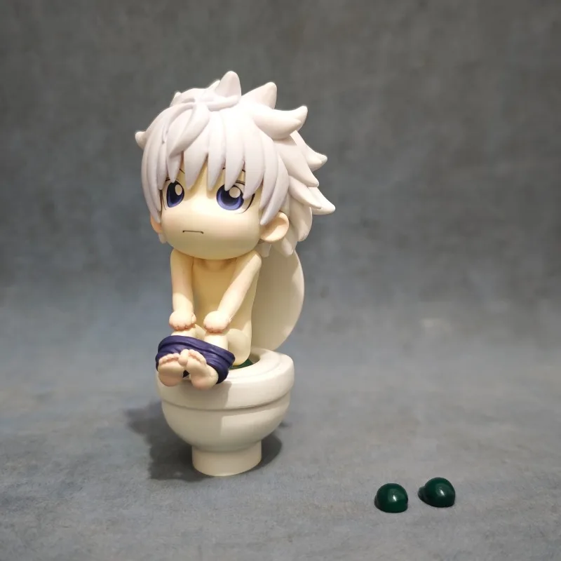 Figuras de Anime KILLUA ZAOLDYECK GK, estatuilla de rigiga magnetizada magnética, Mini figuras de inodoro de estudio, juguetes de modelos coleccionables, regalos - imagen 4