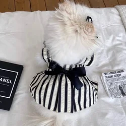 Vestido floral con lazo para gatos y perros – Ropa de verano
