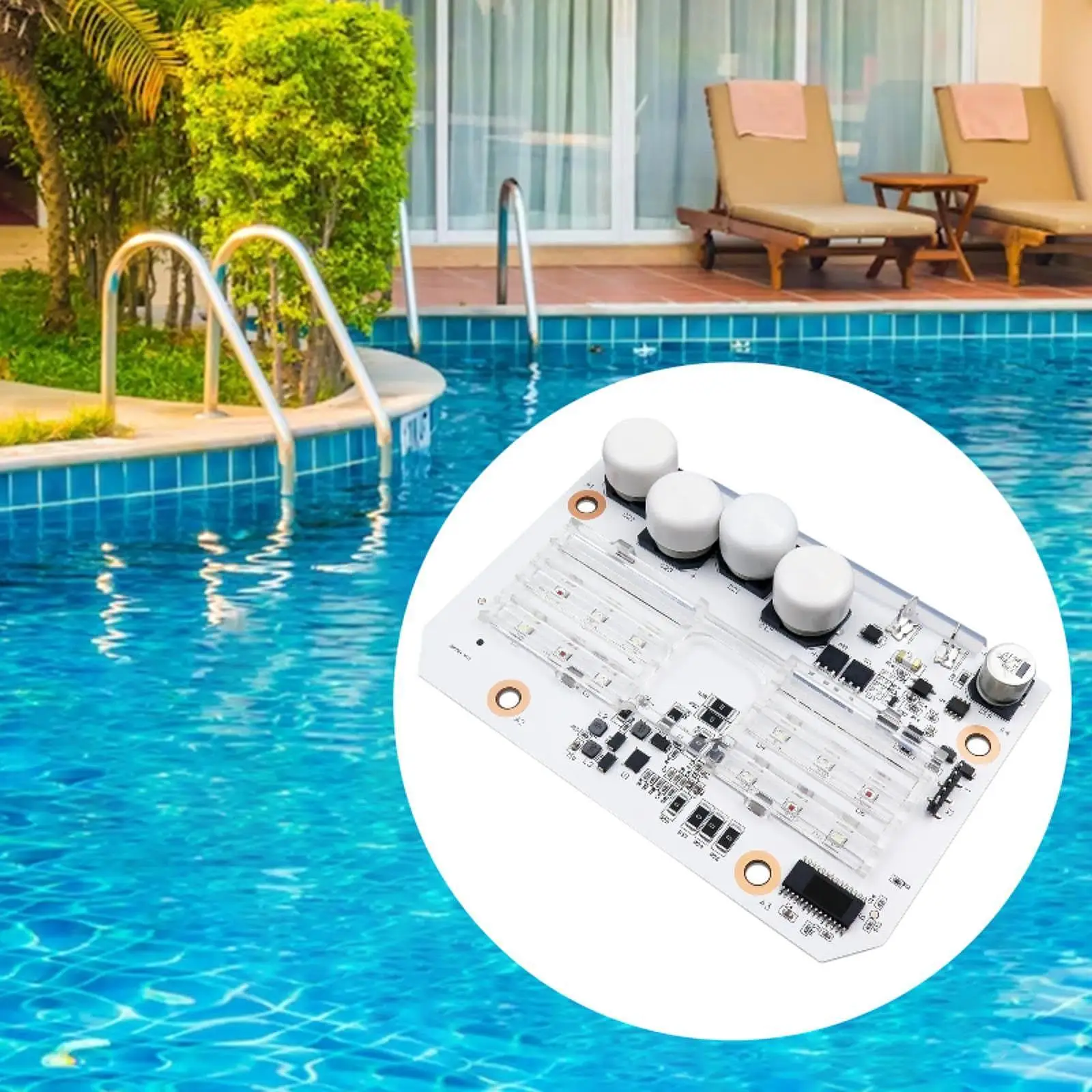 Placa de motor de luz LED, repuesto de accesorios blancos de alto rendimiento 54684 para 601012 - imagen 4