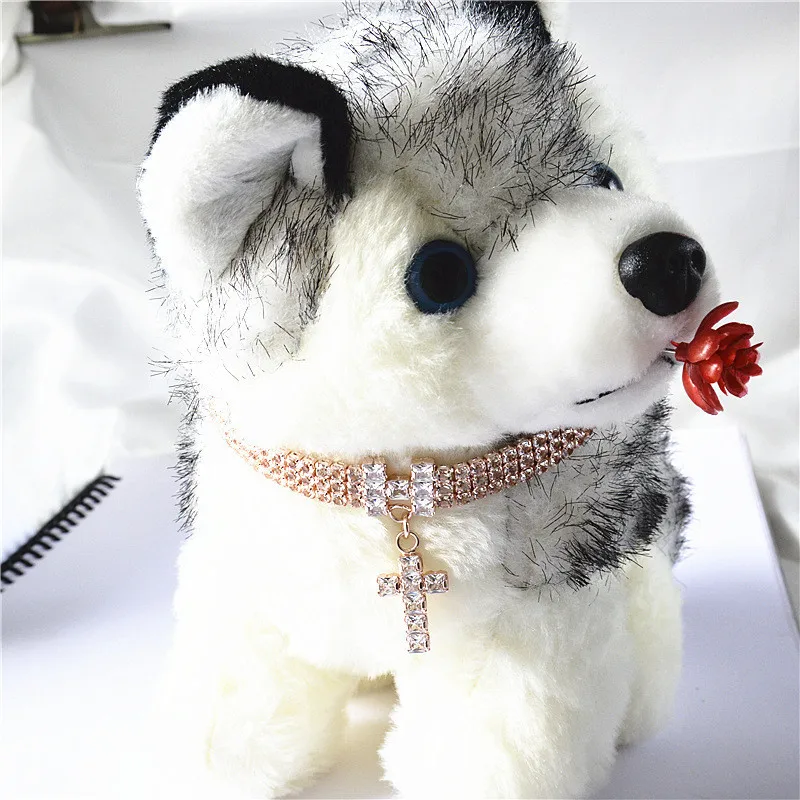 Collar de perro con cristales brillantes para perros pequeños - imagen 5