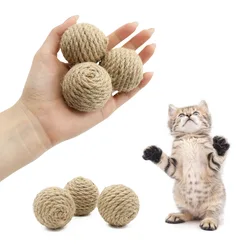Rascador de sisal natural para gatos – Juguete de entretenimiento