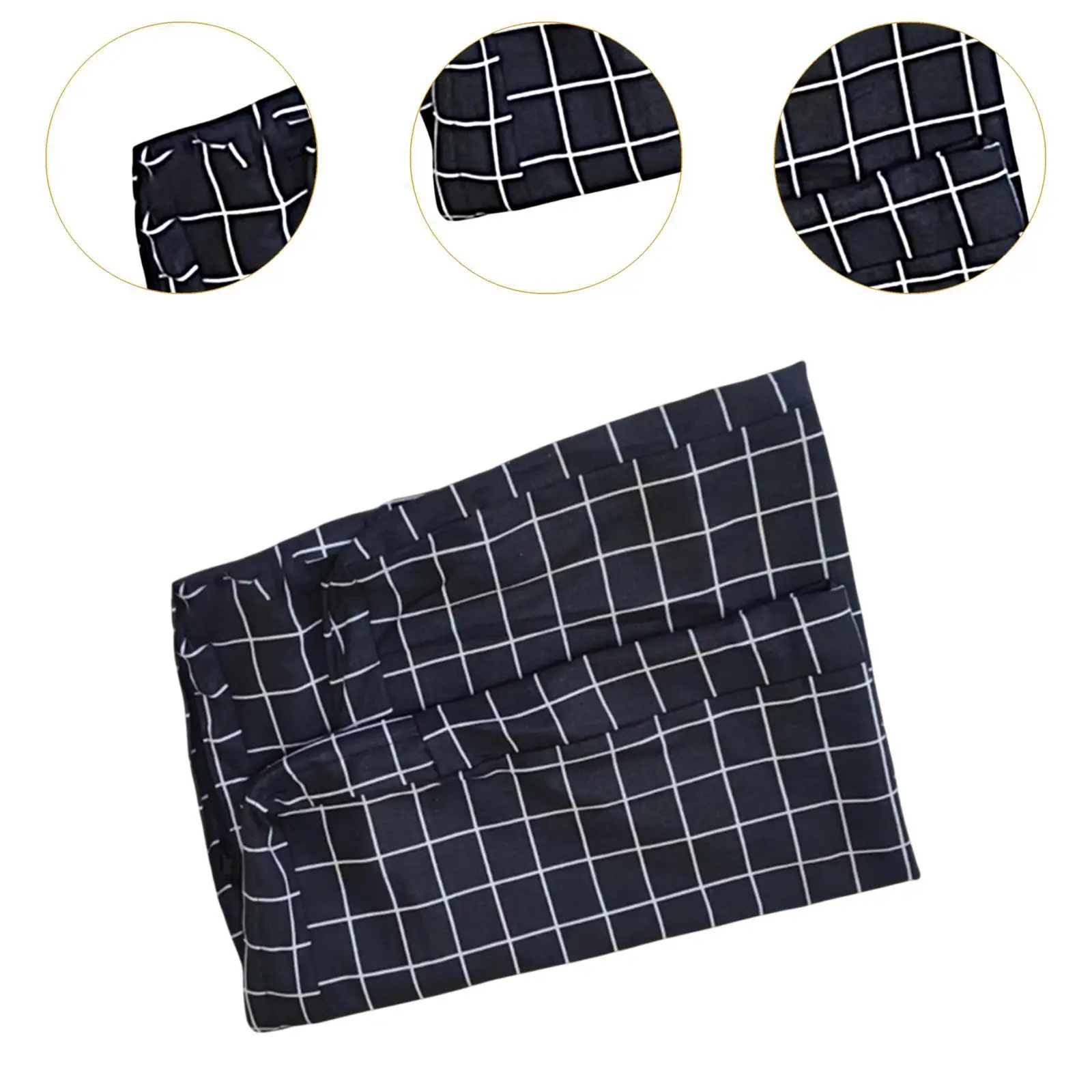 Dog Bed Cover Mat Cushion Accessory Cotton Linen Dog Crate Pad Replacement Mattress Cover for Travel Indoor Outdoor Picnic