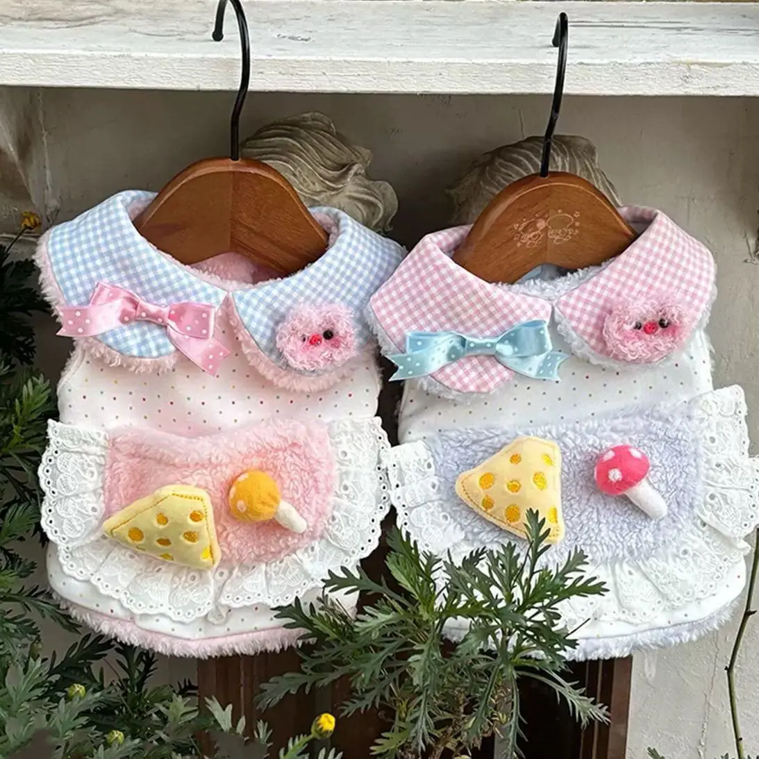 Vestido de bolsillo de felpa para otoño/invierno para mascotas, chaleco de peluche, chaleco bonito, ropa para mascotas, vestidos para perros pequeños, ropa para cachorros - imagen 2