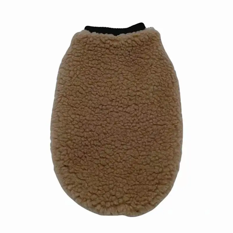 Chaqueta cortavientos de lana de invierno para galgo italiano, abrigo marrón cálido sin mangas para Whippet pequeño Meida grande - imagen 4