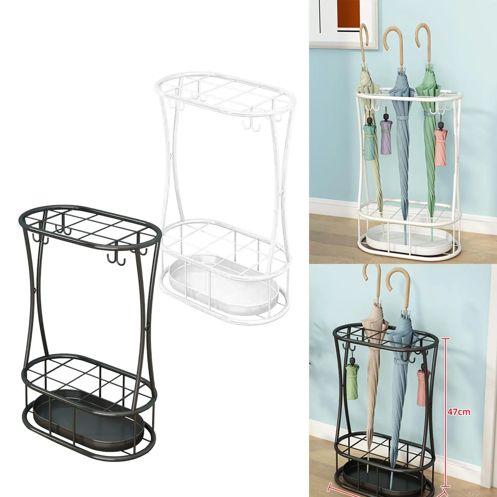 Umbrella Organizer Iron Space Saving Storage Container Sturdy Multifunction Umbrella Storage Rack for Hotel Entryway Home Umbrella Organizer Iron Space Saving Storage Container Sturdy Multifunction Umbrella Storage Rack for Hotel Entryway Home
