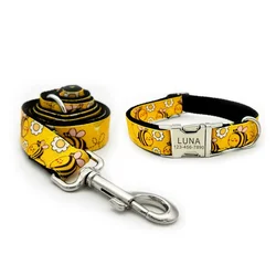 Collar personalizado para perros cachorros - Placa identificativa integrada