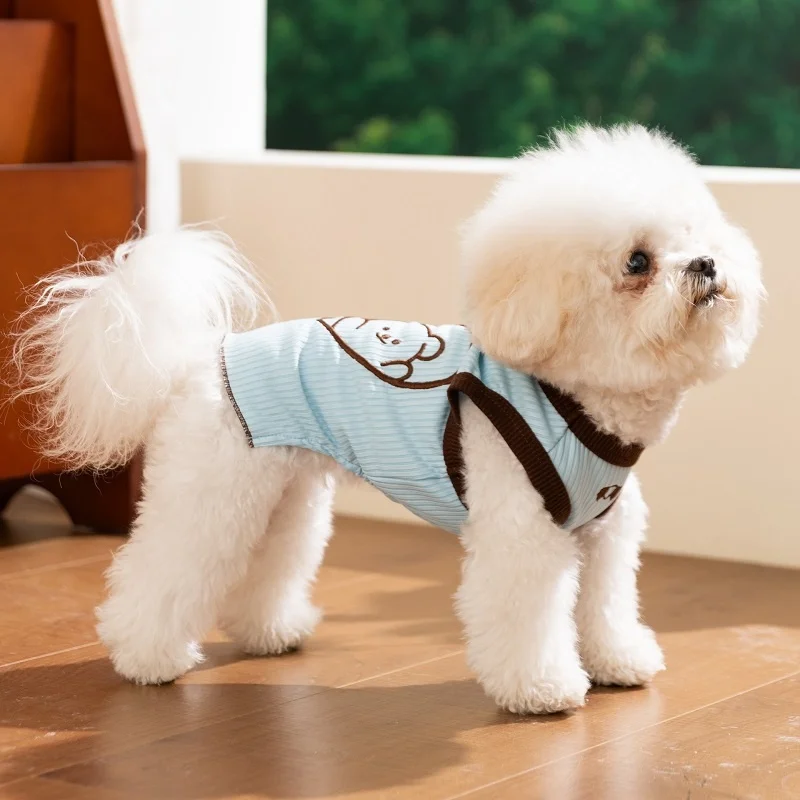 Chaleco de verano con estampado adorable para perros Poodle - imagen 2