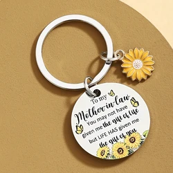 Llavero con girasol para madre – Regalo de boda original