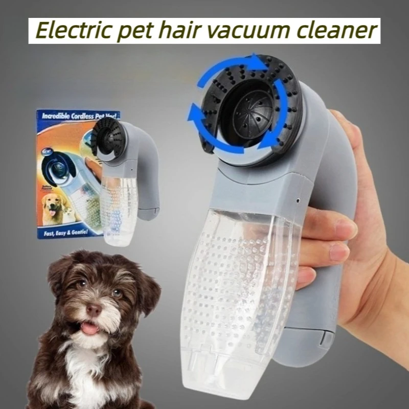 Cepillo quitapelo eléctrico para perros y gatos – Aspirador massageador