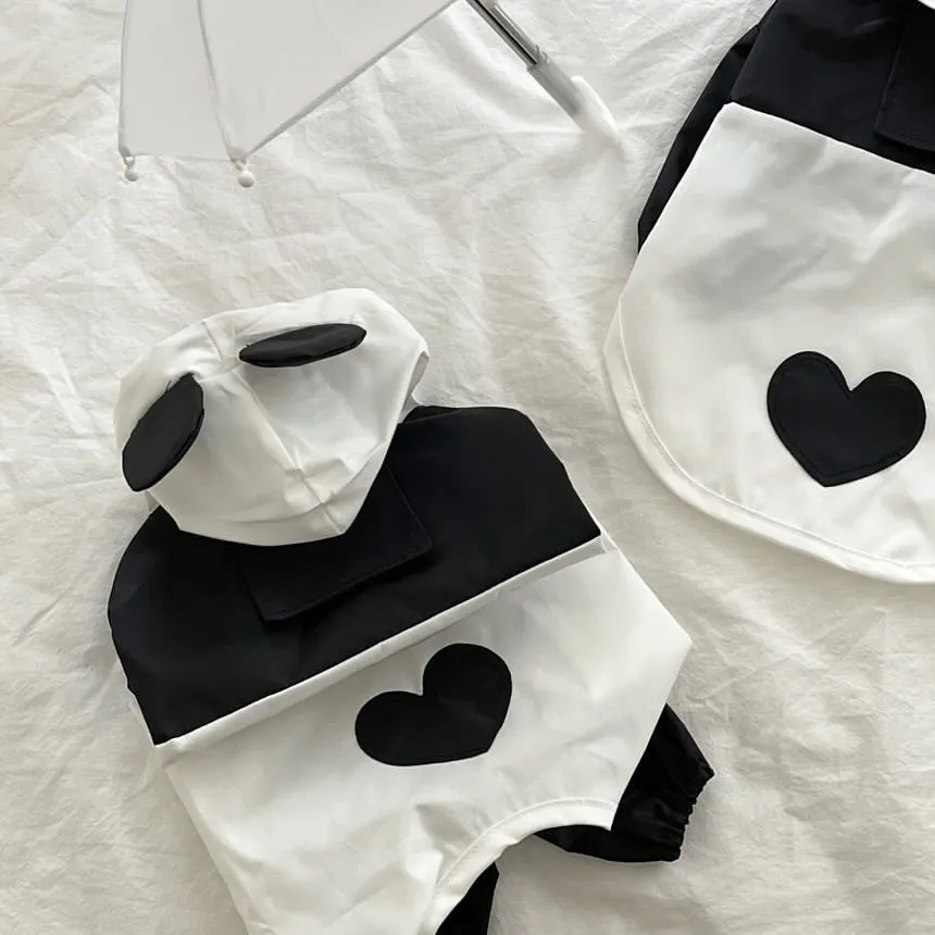 Chubasquero para perros y mascotas, impermeable para cachorros pequeños, mono de peluche, chaqueta con capucha bonita, abrigo