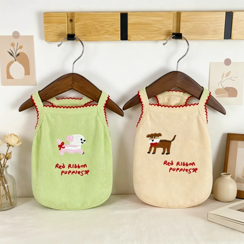 Chaleco de verano para perro y gato – Anilla D con dibujos animados - imagen 4