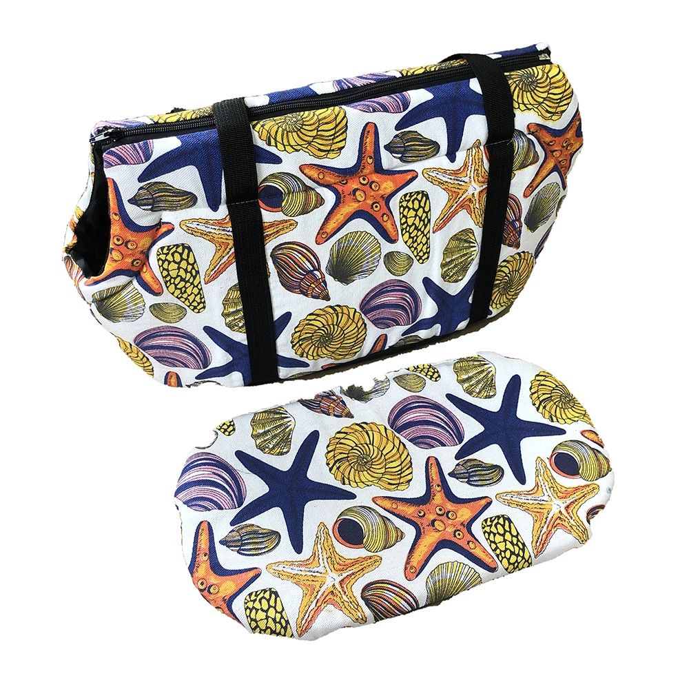 Bolsa transportadora para perros con estampado de moda para perros pequeños y gatos, bolsas grandes de hombro para viajes al aire libre, mochila para Chihuahua Yorkies, suministros para mascotas - imagen 2