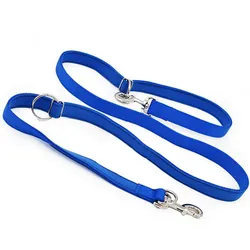 Correa reflectante manos libres para 2 perros de nailon resistente