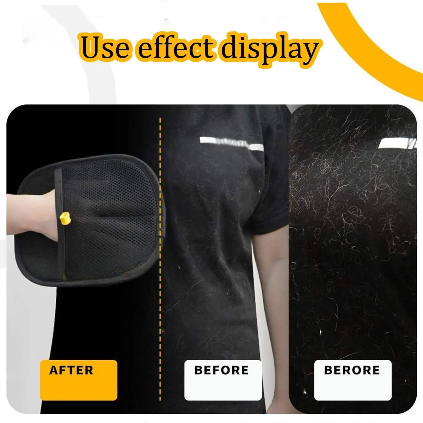 Herramienta de depilación para mascotas, guantes de eliminación estática para pelo de mascotas, juego de depilación para perros y gatos para sofá, ropa, detalles de coches, Carpe - imagen 4