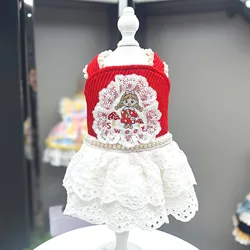 Vestido lolita para perro pequeño – Ropa de fiesta elegante para ocasiones especiales
