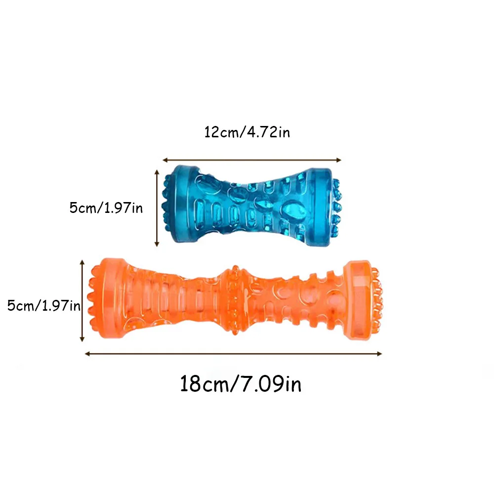 Juguete de limpieza de dientes resistente a mordeduras para perros pequeños y medianos, alivia el aburrimiento y el estrés, suministros para masticar mascotas - imagen 4