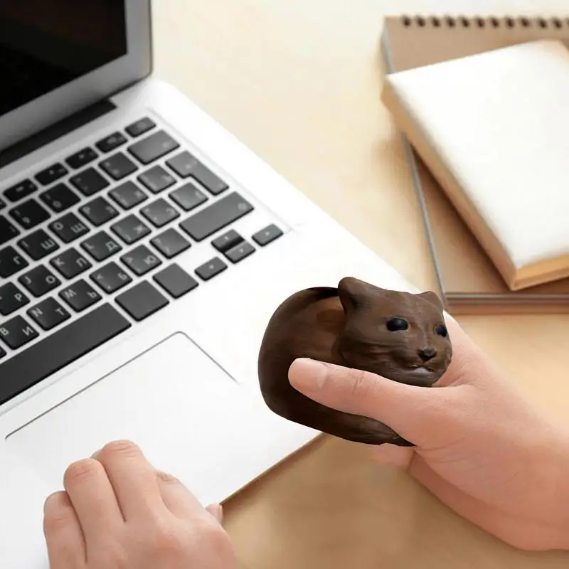 Juguetes antiestrés, figuritas de gato bonitas de resina, adorno para gatito, juego sensorial calmante, decoración de escritorio giratoria para estudio, coche y ventana - imagen 4