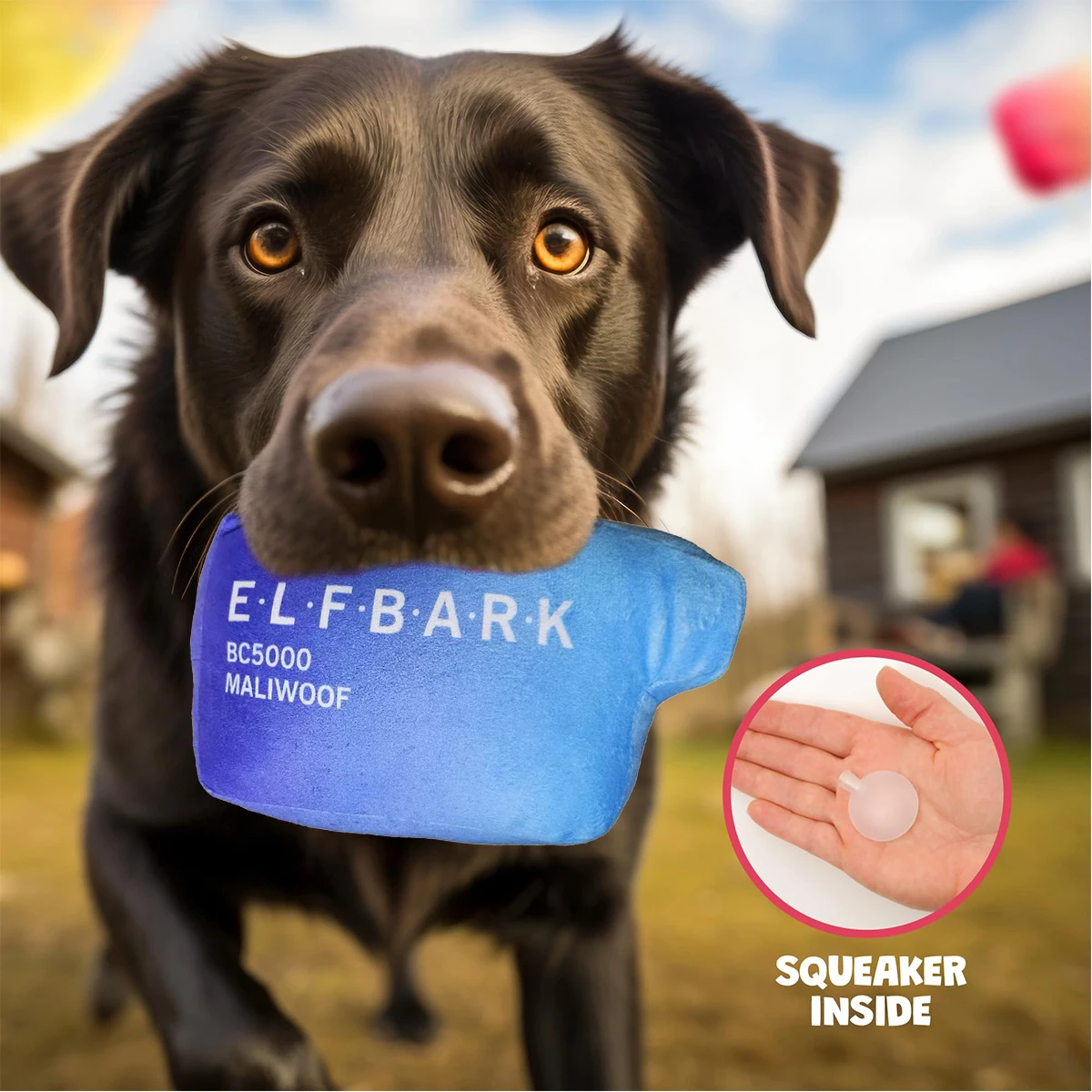 Juguete chirriador resistente para perros – Sonido divertido al morder - imagen 4