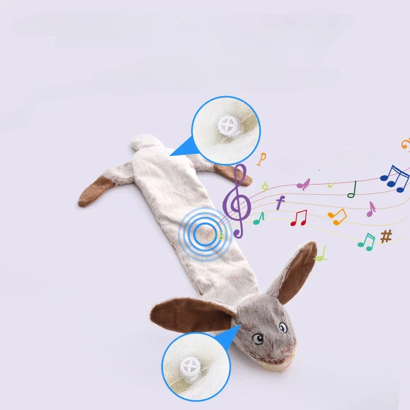 Divertente Animale Simulato Senza Farcitura Giocattoli Per Cani con Squeakers Durevole Peluche Senza Farcito Giocattolo Da Masticare Per Cani Squeaky Animale Domestico Squeak Giocattolo Nuovo - imagen 4