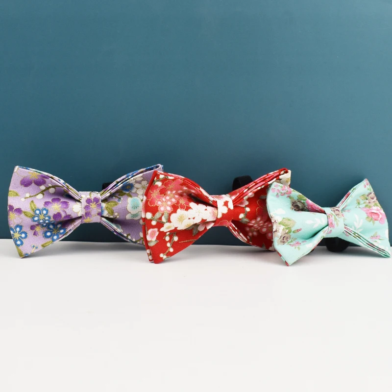 Accesorios para mascotas, Collar para perro, conjunto de arnés, Collar para perro, pajarita, productos impresos para mascotas, collares tácticos de lujo personalizados para perros - imagen 5