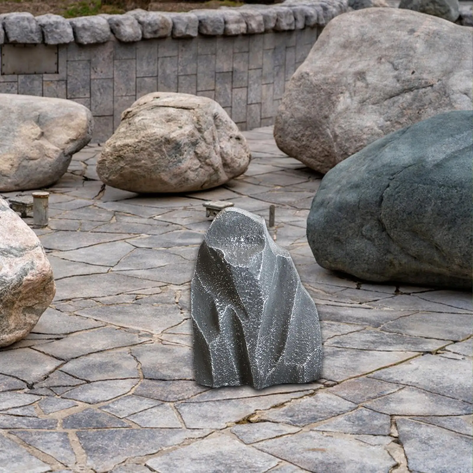 Artificial Rock Lightweight Versatile Decor Realistic Fake Rock, Decorative Stone, for Offices Balcony