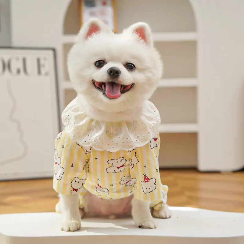 Camiseta suave para perro Yorkshire, ideal entretiempo primavera y otoño - imagen 3