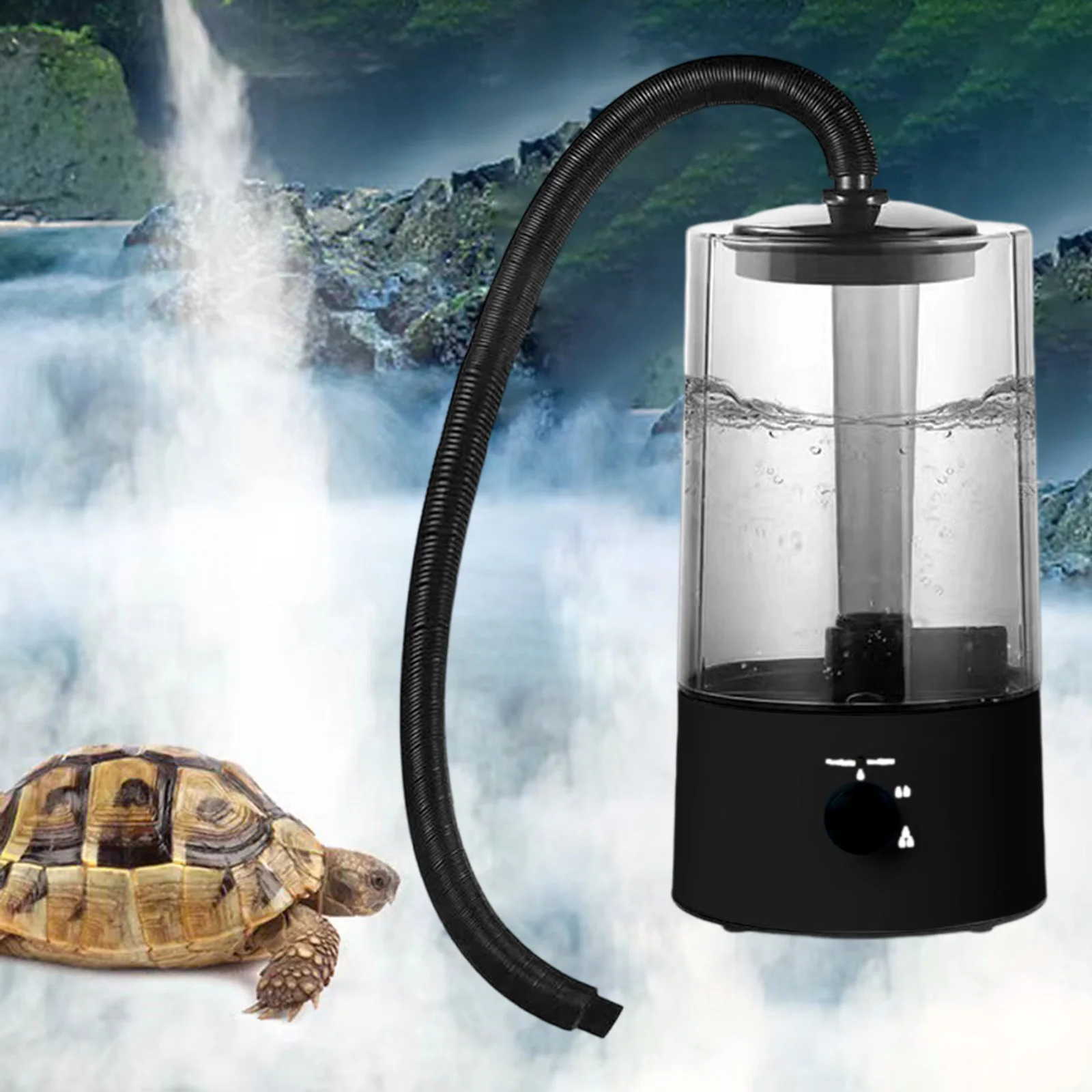 Humidificador de reptiles de 4L con manguera de extensión, sistema de nebulización automático para reptiles de tortuga, nebulizador, suministros para mascotas, Mister for Lizard US Plug - imagen 2