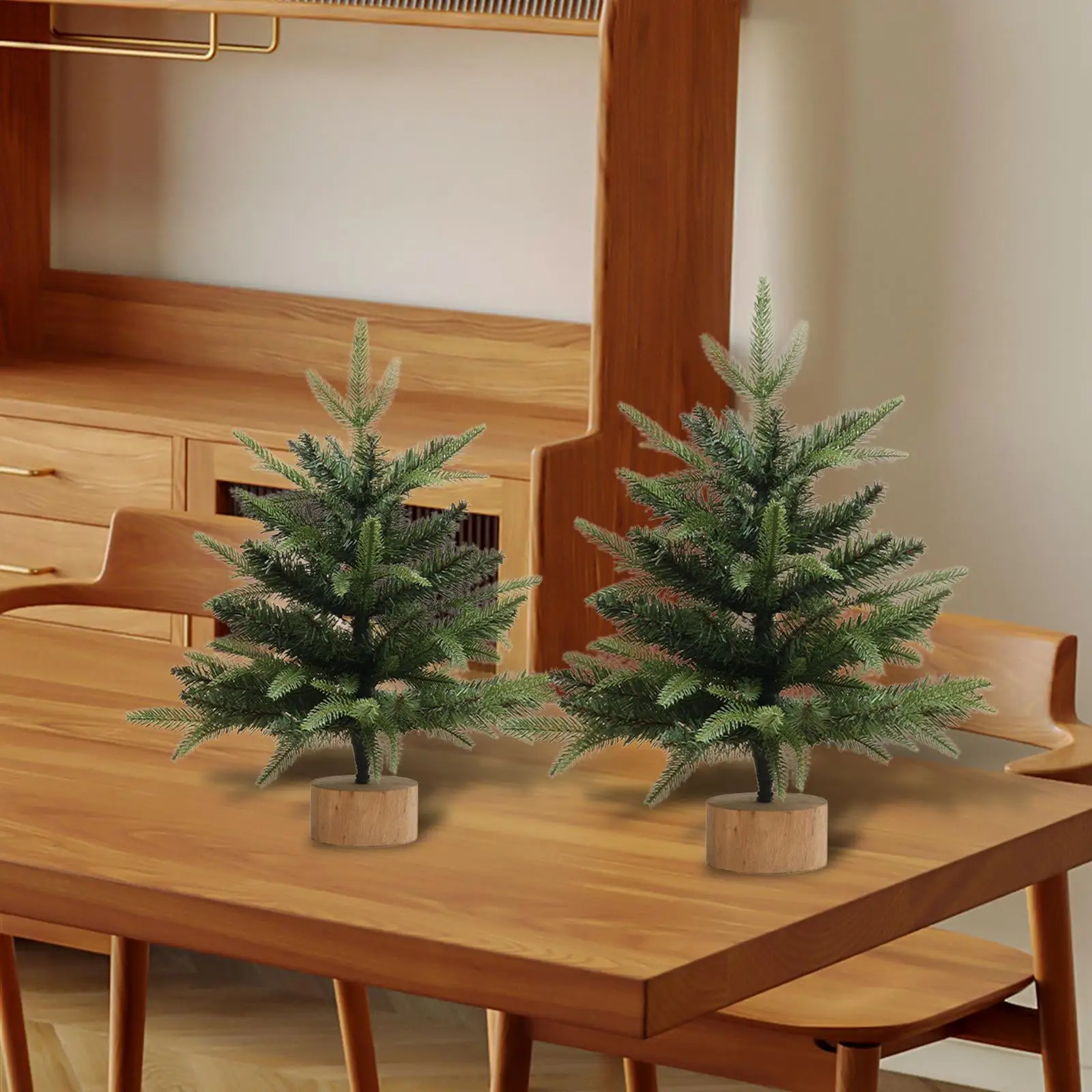 Decoración de árbol de Navidad de escritorio, árbol de Navidad simulado para escritorio, Artificial para chimenea festiva, suministros para fiestas, oficina y dormitorio