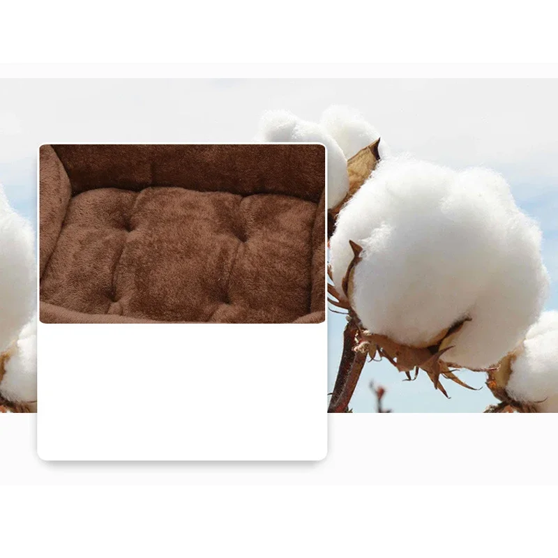 Camas para perros a rayas de algodón de alta calidad para perros grandes, casa para perros de talla grande, perrera suave para perros, suministros para mascotas ZL121