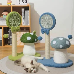 Poste rascador sisal para gatos en forma de seta – torre pequeña