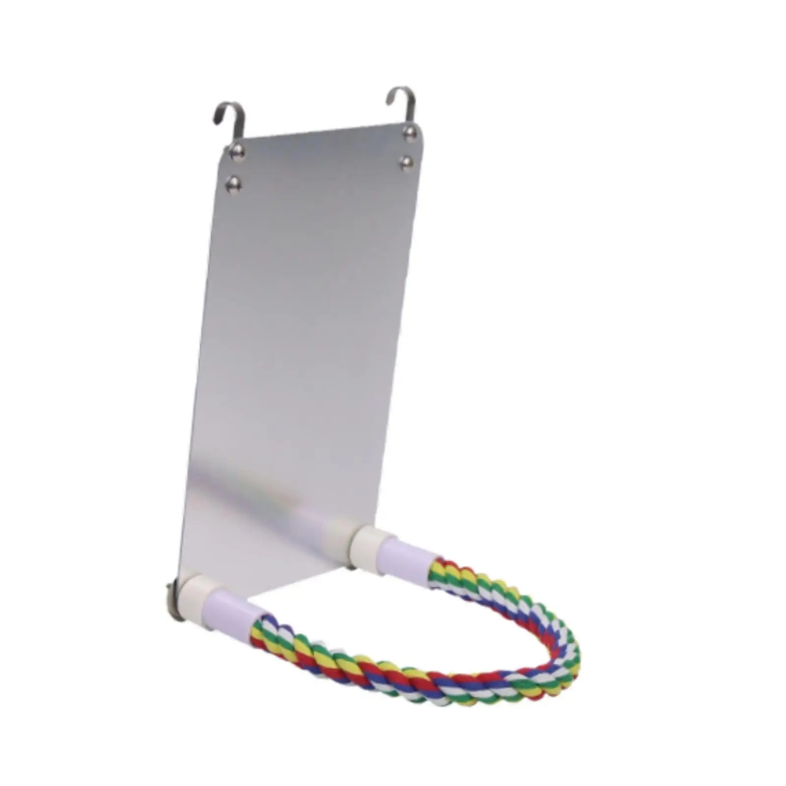 Bird Mirror for Parrots Hanging Bird Perch for Lovebirds Parakeet Cockatiels Bird Mirror for Parrots Hanging Bird Perch for Lovebirds Parakeet Cockatiels