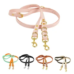 Correa de perro trenzada hecha a mano con doble Clips, Collar de perro ajustable, Collar de perro impermeable trenzado de lujo, correa de entrenamiento y caminar para perros