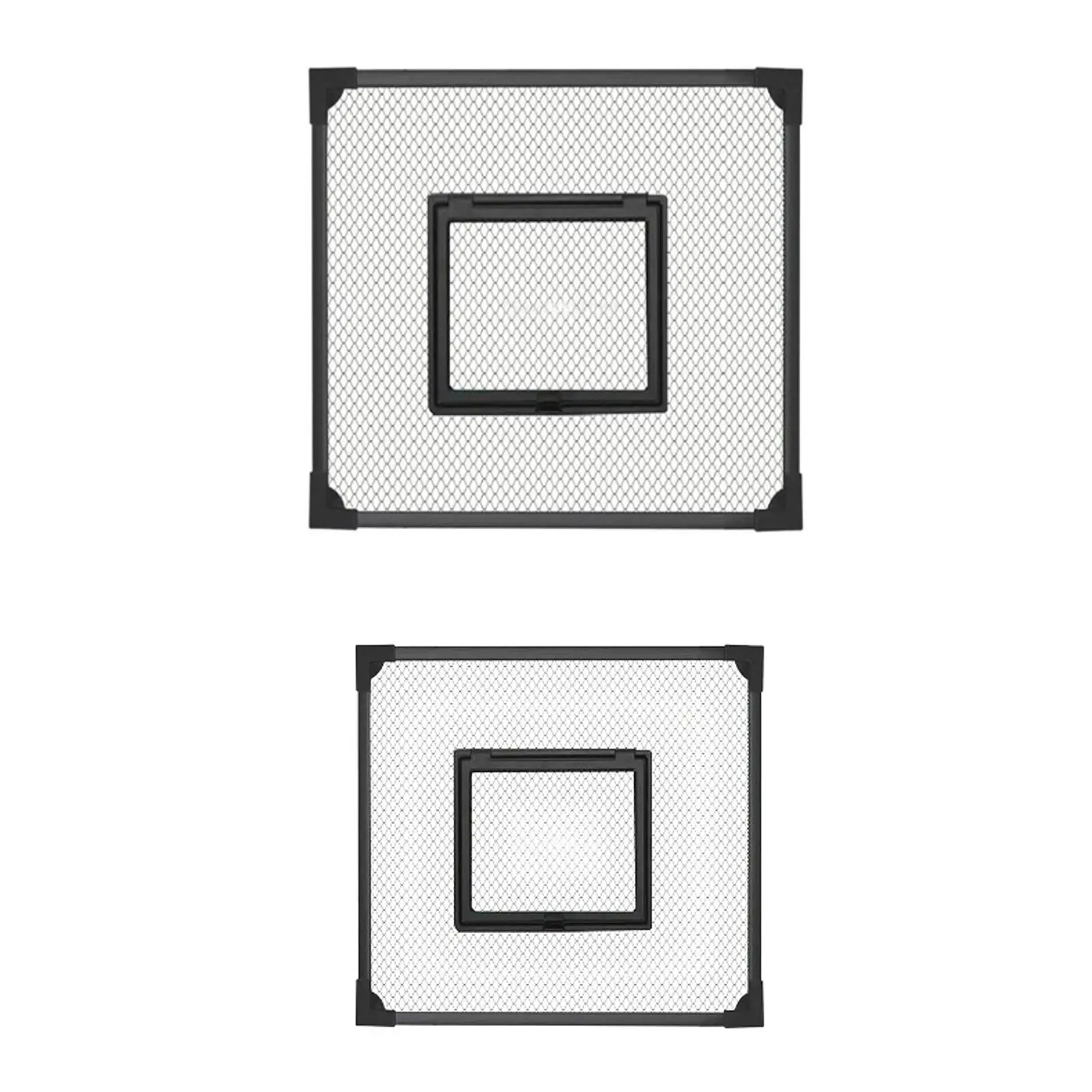 Cubierta de red antisalto para acuario de peces, tapa de malla para pecera, resistente a desgarros, color negro