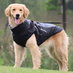 Abrigo invierno reflectante cortaviento para perros medianos y grandes