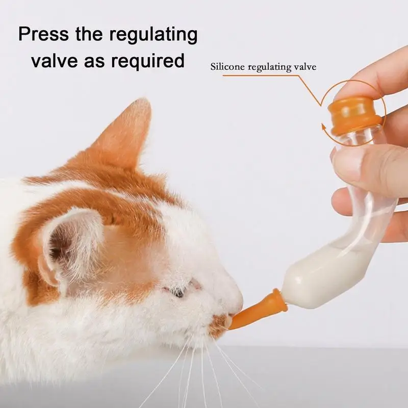 Jeringa para alimentación de gatos, tetina para alimentación de leche de mascotas con pezón, alimentación de enfermería, pezón y jeringas para cachorro de ardilla - imagen 4