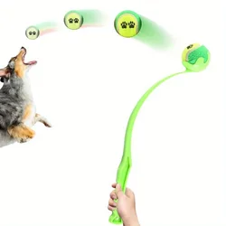 Lanzador de pelotas para perros: juguete de entrenamiento exterior