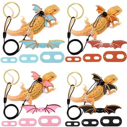 Arnés de cuero para dragón barbudo – 3 uds