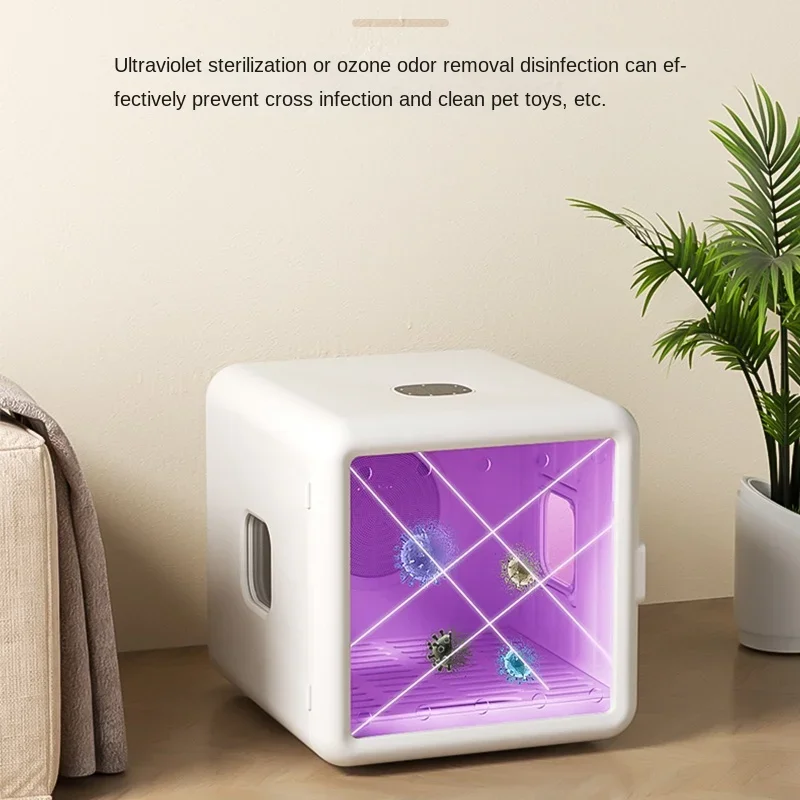 Caja de secado inteligente para mascotas, secador automático con control de temperatura, esterilización de agua, antifrío, equipo de belleza, gatos y perros - imagen 5