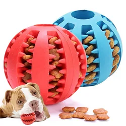 Bola interactiva para perros – Juguete masticable con limpieza dental