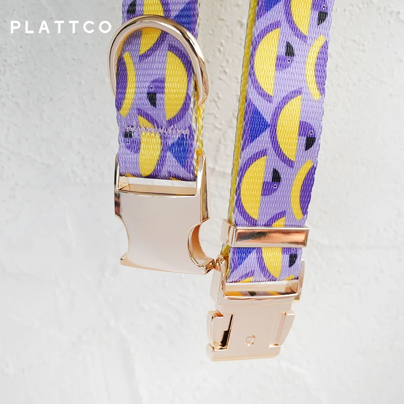 PLATTCO diseño único conjunto de perro estampado patrón de loro de bolsillo con hebilla de aleación de zinc de color claro de alta calidad 5 tamaños PDC312G y PDL31 - imagen 4