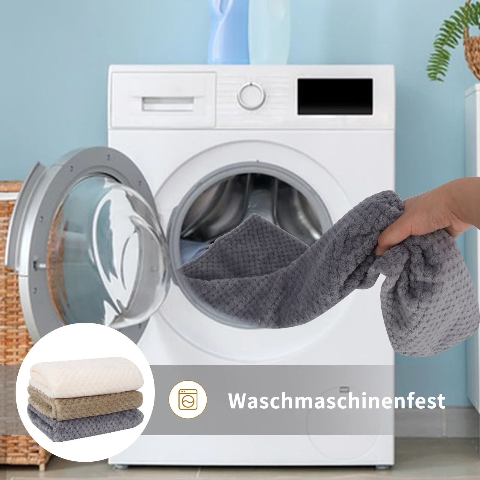 Manta suave para mascotas, manta para dormir de perro de peluche, Color sólido, lavable, almohadilla para sofá, manta cálida portátil para cama de gato, alfombra para el hogar para invierno - imagen 3