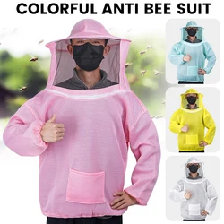 Ropa de apicultura, vestido profesional de abeja, malla transpirable con sombrero, traje de apicultura con protección