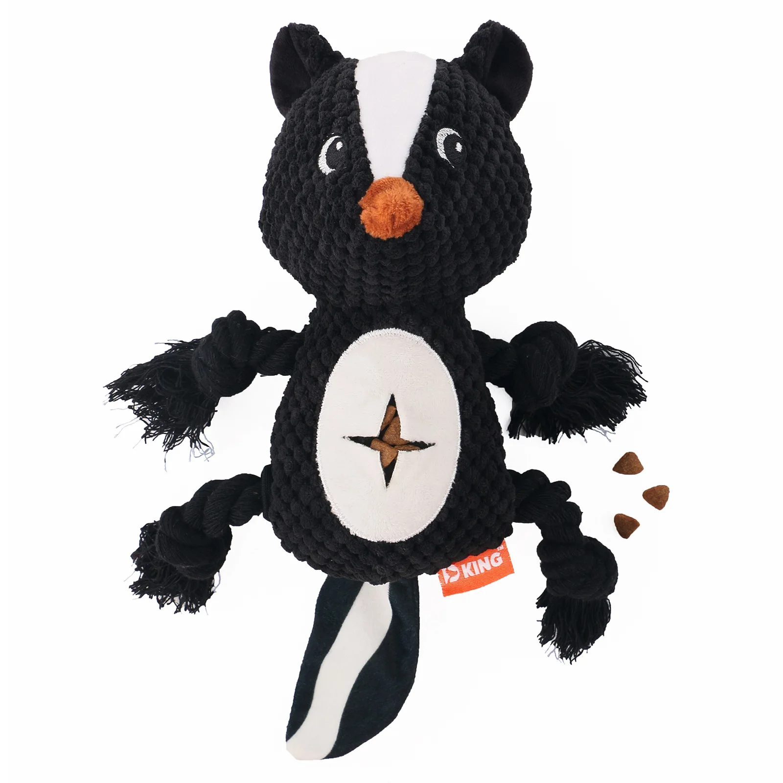 Productos de juguete de peluche para perros, peluche resistente a las mordeduras, comida tibetana chirriante, juguete interactivo para mascotas, forro polar, juguetes chirriantes - imagen 4