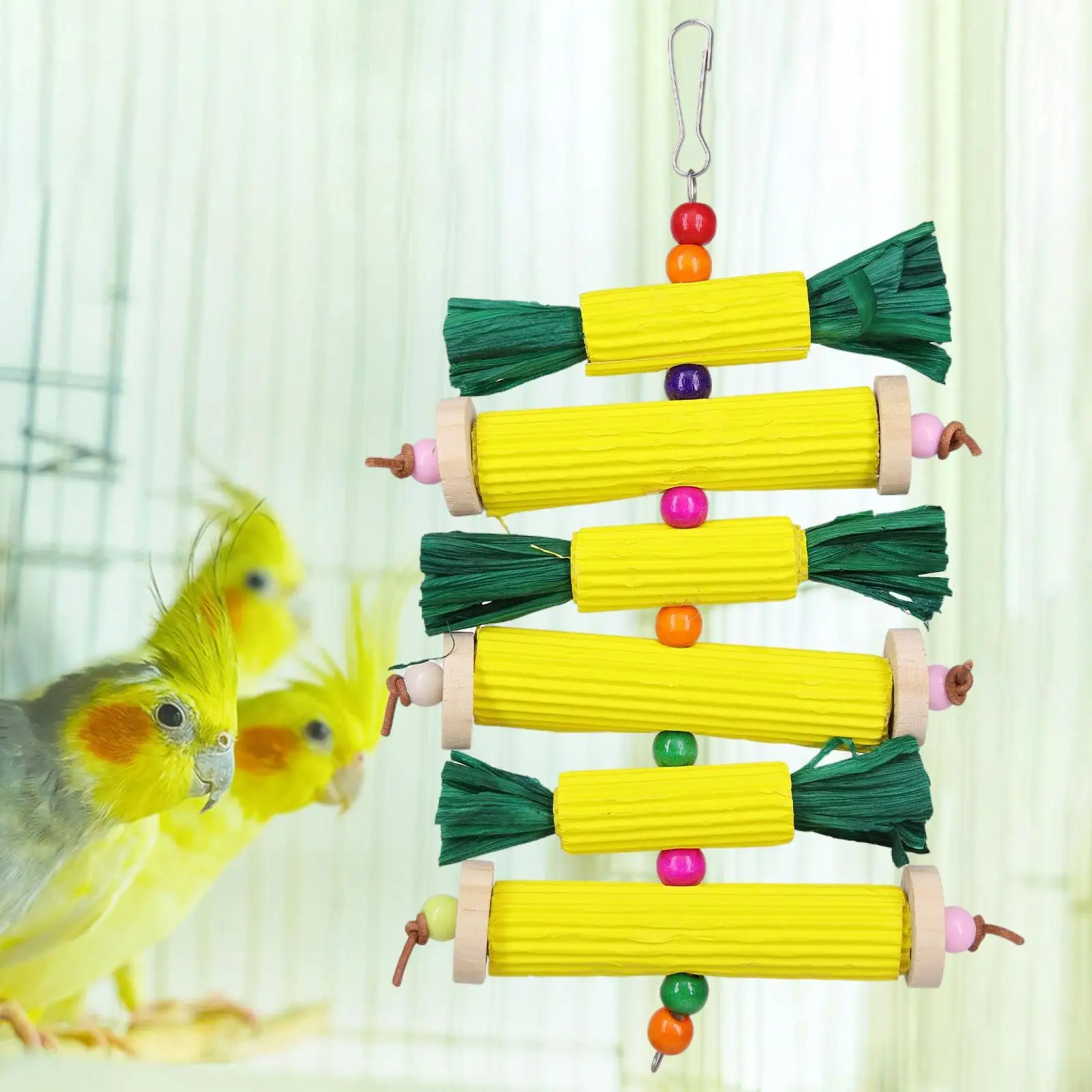 Bird Toy Birds Tearing Toy Parrot Chewing Toy for Cockatiel Macaws Budgies
