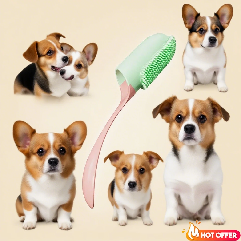 Cuidado de limpieza dental de silicona para mascotas, envoltura para dedos, herramienta de limpieza bucal para perros y gatos, suministros para cepillos de dientes para dedos