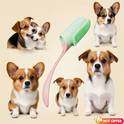 Cuidado de limpieza dental de silicona para mascotas, envoltura para dedos, herramienta de limpieza bucal para perros y gatos, suministros para cepillos de dientes para dedos